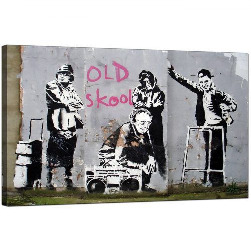Banksy Canvas Wall Art (Photo 17 of 20)