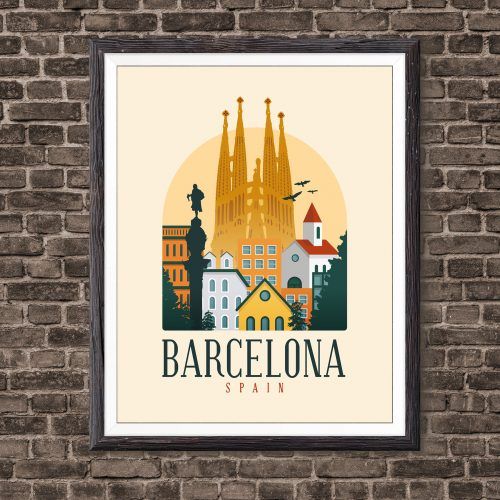 Barcelona Framed Art Prints (Photo 1 of 20)