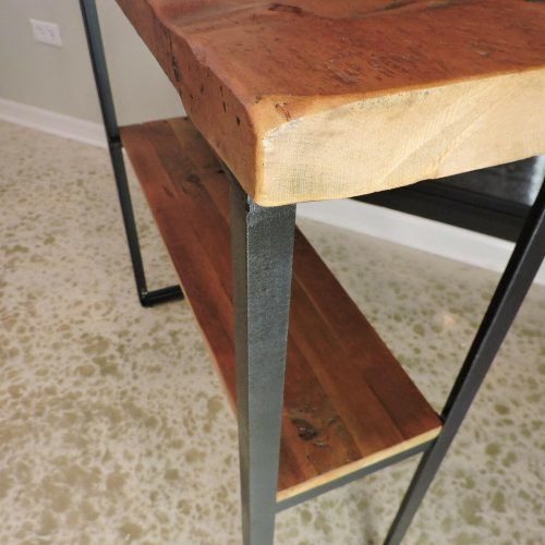 Rustic Barnside Console Tables (Photo 19 of 20)