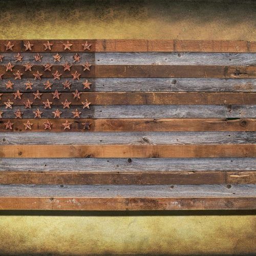 Wooden American Flag Wall Art (Photo 7 of 20)