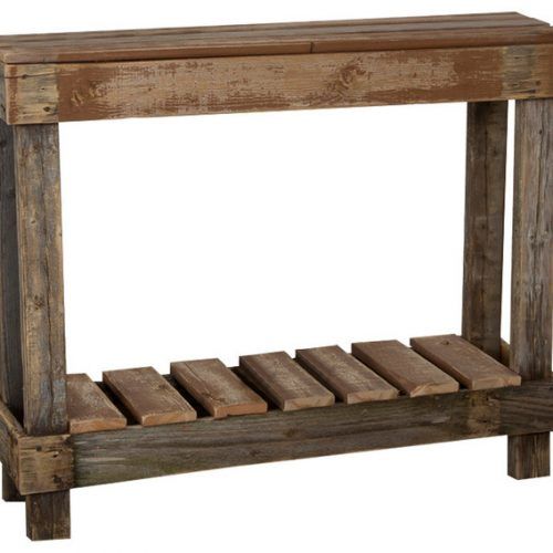 Barnwood Console Tables (Photo 19 of 20)