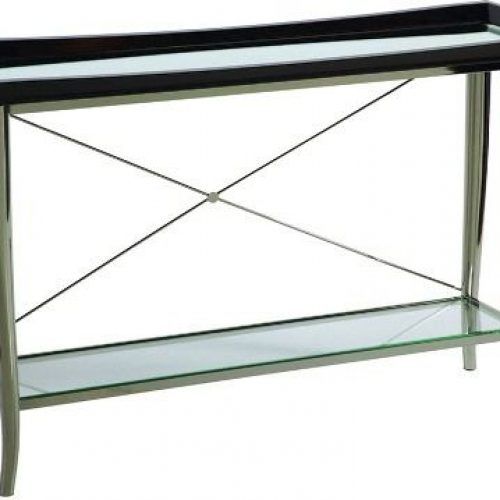Polished Chrome Round Console Tables (Photo 3 of 20)