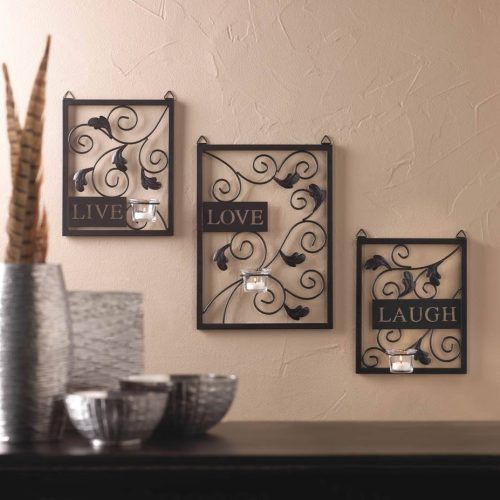Live Love Laugh Metal Wall Decor (Photo 1 of 25)