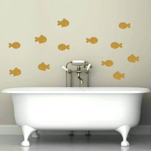 Fish Decals For Bathroom (Photo 30 of 30)