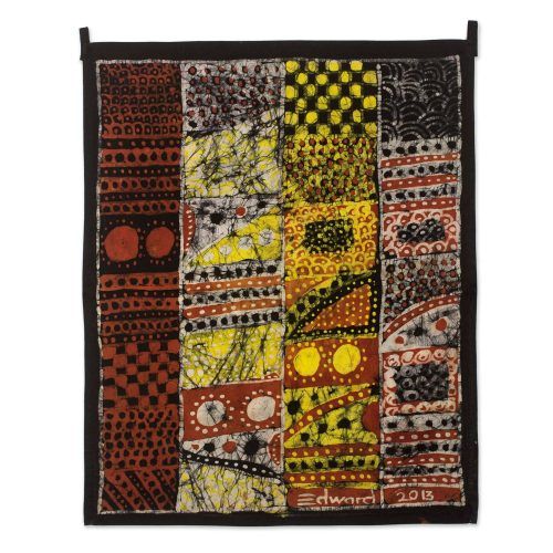 African Fabric Wall Art (Photo 12 of 15)