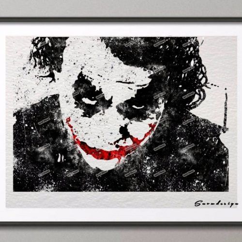 Joker Canvas Wall Art (Photo 10 of 15)
