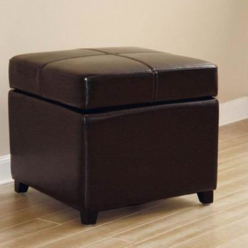 Solid Cuboid Pouf Ottomans (Photo 3 of 20)