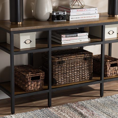 Black Console Tables (Photo 17 of 20)
