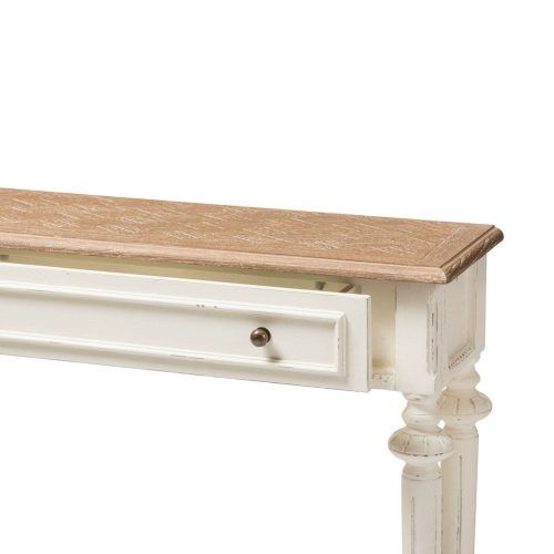 Oceanside White-Washed Console Tables (Photo 14 of 20)