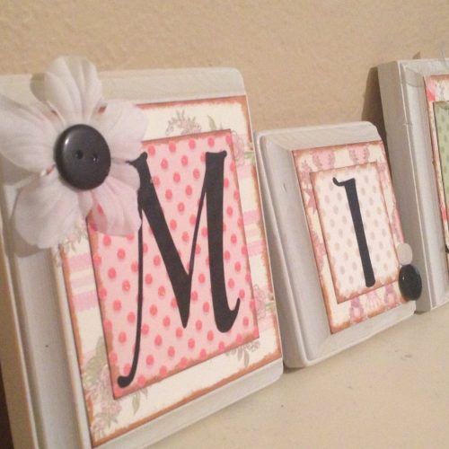 Fabric Wall Art Letters (Photo 11 of 15)