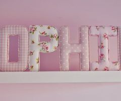 15 Best Collection of Fabric Wall Art Letters