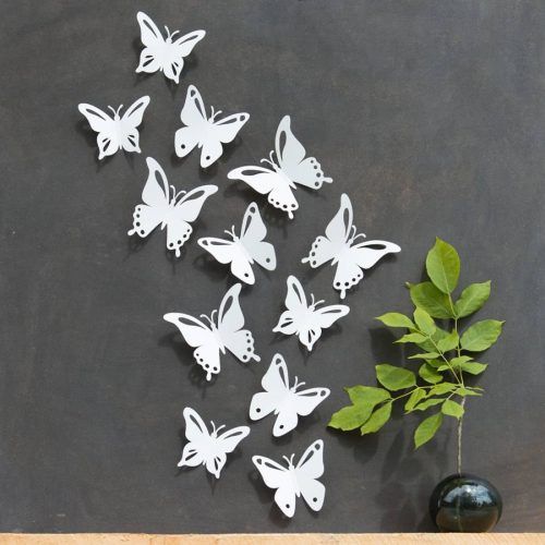 3D Removable Butterfly Wall Art Stickers (Photo 5 of 20)
