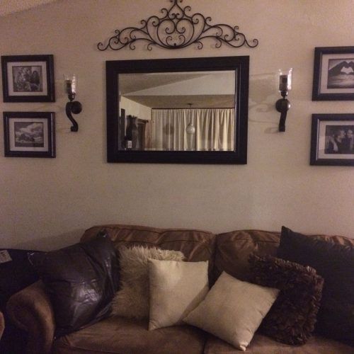 Wall Accents Behind Tv Or Couch (Photo 2 of 15)