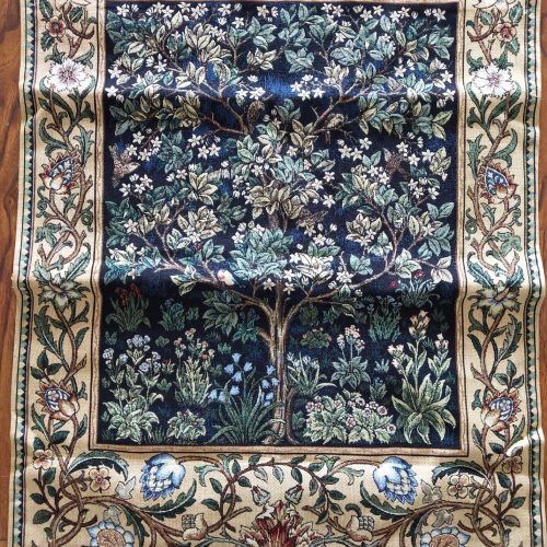 Blended Fabric Tree Of Life, William Morris Wall Hangings (Photo 15 of 20)