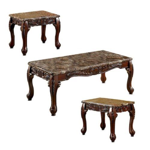 Faux Marble Top Coffee Tables (Photo 10 of 20)