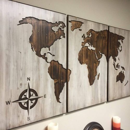 Travel Map Wall Art (Photo 8 of 20)