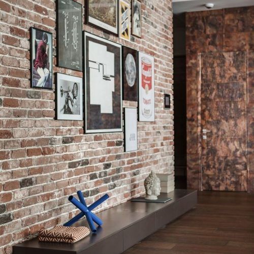 Exposed Brick Wall Accents (Photo 1 of 15)