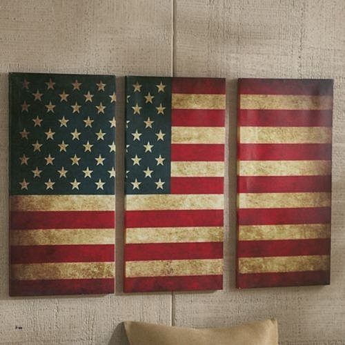 Vintage American Flag Wall Art (Photo 10 of 20)
