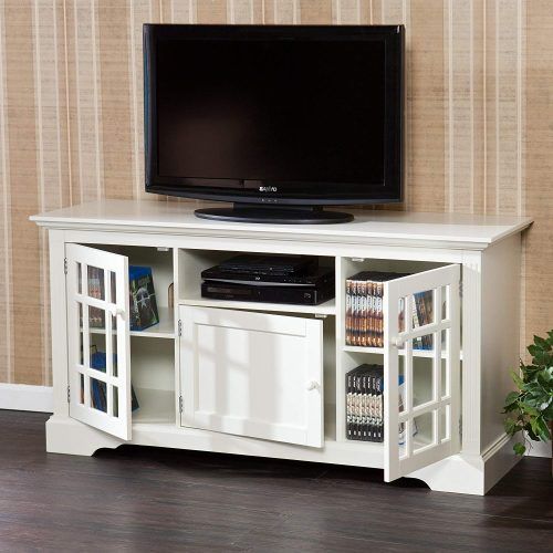 White Tv Stands Entertainment Center (Photo 14 of 20)