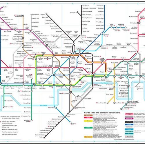 London Tube Map Wall Art (Photo 17 of 20)