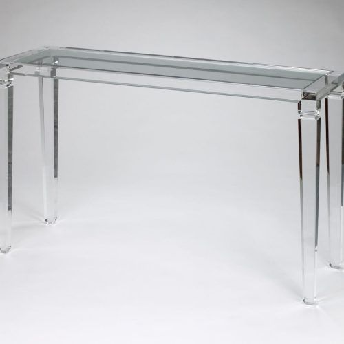 Clear Console Tables (Photo 11 of 20)