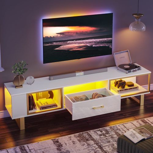 Bestier Tv Stand For Tvs Up To 75" (Photo 11 of 20)