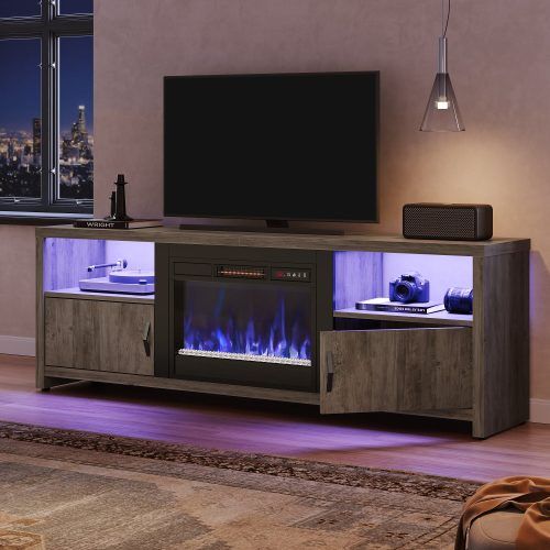 Bestier Tv Stand For Tvs Up To 75" (Photo 8 of 20)