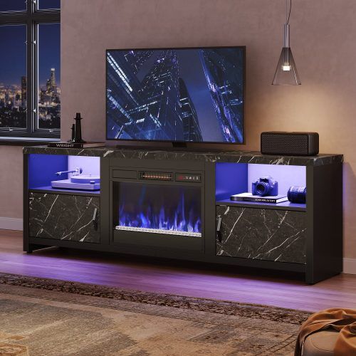 Bestier Tv Stand For Tvs Up To 75" (Photo 7 of 20)