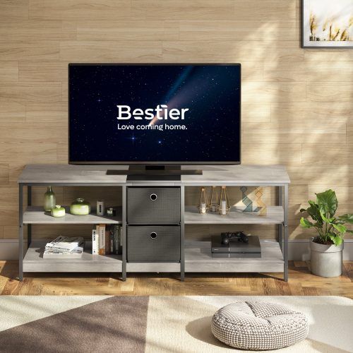 Bestier Tv Stand For Tvs Up To 75" (Photo 6 of 20)
