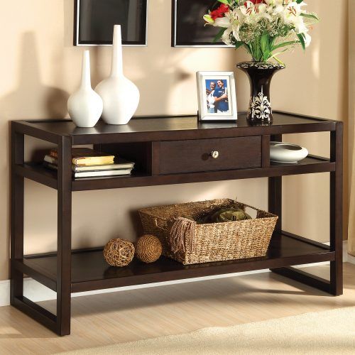 3-Piece Shelf Console Tables (Photo 8 of 20)