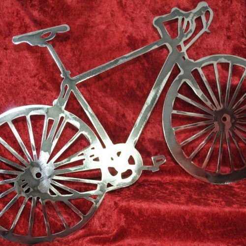 Metal Bicycle Art (Photo 20 of 20)
