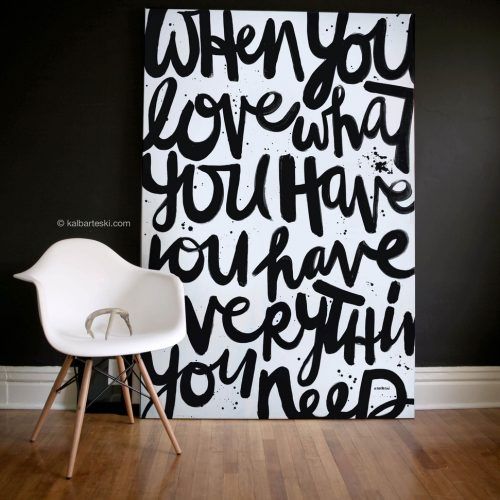 Black And White Fabric Wall Art (Photo 15 of 15)