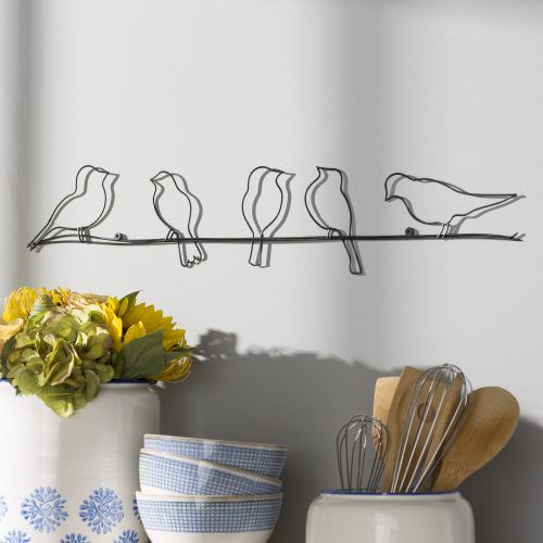 Rioux Birds On A Wire Wall Decor (Photo 1 of 20)