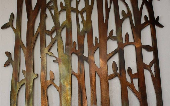 25 Photos Bamboo Metal Wall Art