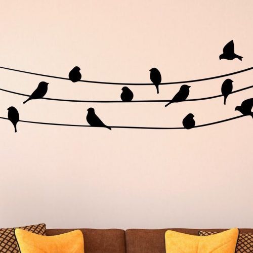Birds On A Wire Wall Art (Photo 3 of 20)