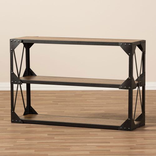 Aged Black Iron Console Tables (Photo 14 of 20)