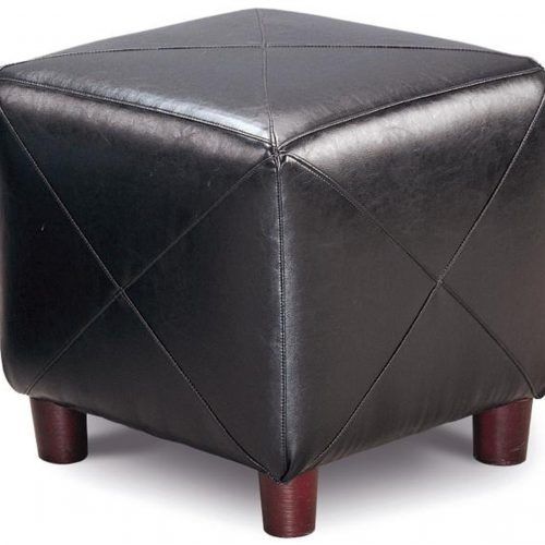 Leather Pouf Ottomans (Photo 11 of 20)