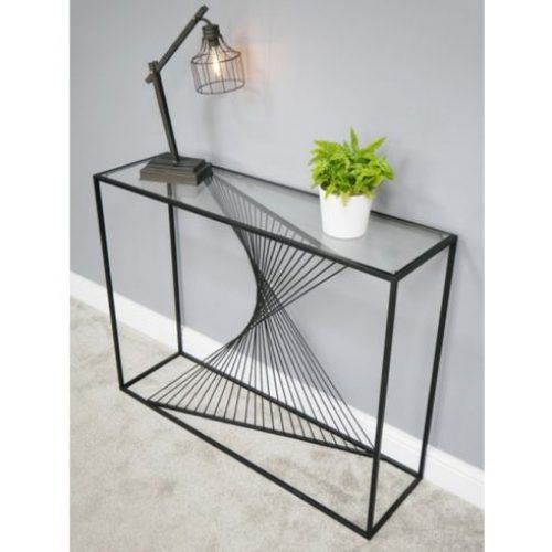 Black Metal Console Tables (Photo 15 of 20)