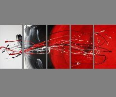 20 Inspirations Black White and Red Wall Art