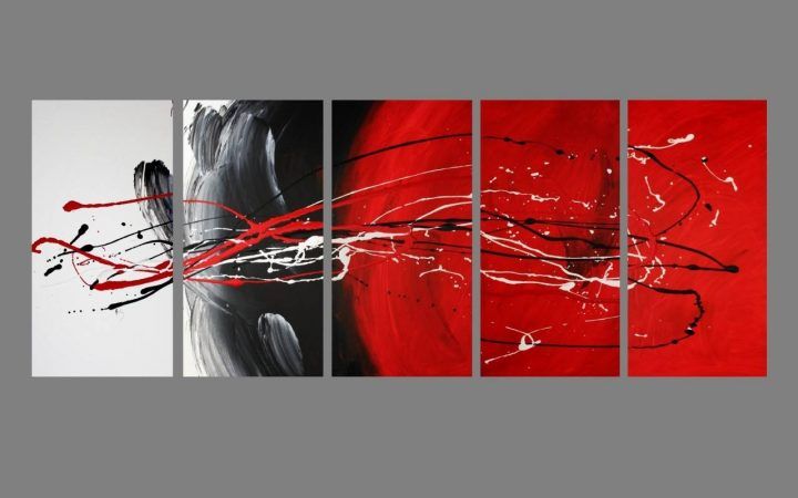 20 Inspirations Black White and Red Wall Art