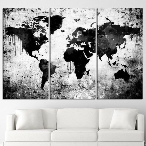 Black And White Photography Canvas Wall Art (Photo 7 of 15)
