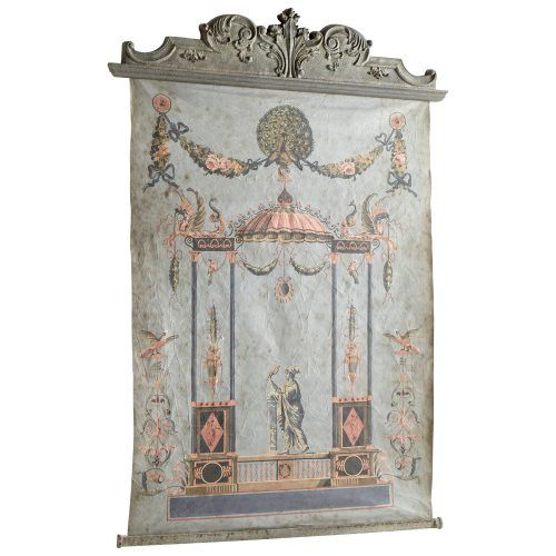 Blended Fabric Ethereal Days Chinoiserie Wall Hangings With Rod (Photo 1 of 20)