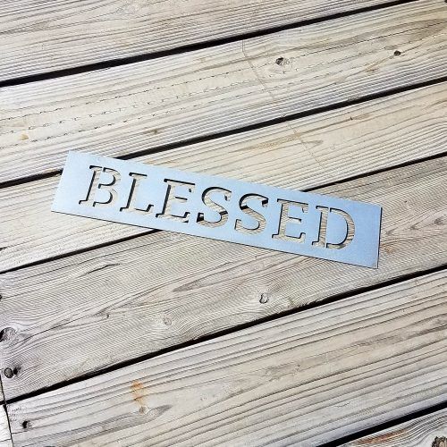 Blessed Steel Wall Decor (Photo 8 of 20)