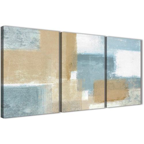 Blue And Brown Canvas Wall Art (Photo 15 of 15)