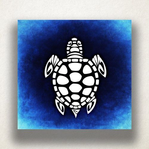 Sea Turtle Canvas Wall Art (Photo 14 of 20)
