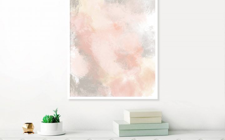 20 Inspirations Pink Abstract Wall Art