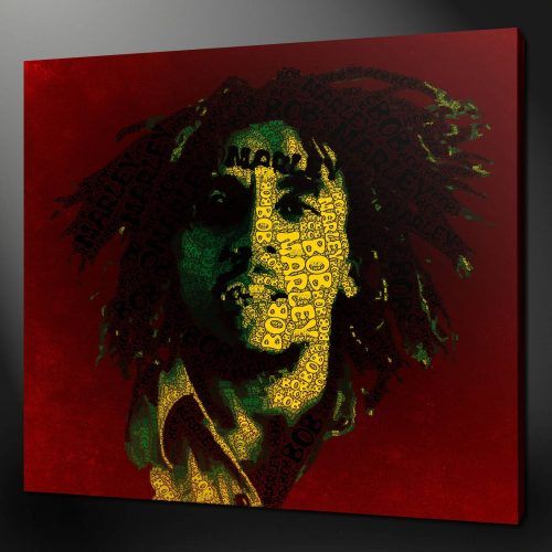 Bob Marley Canvas Wall Art (Photo 19 of 25)