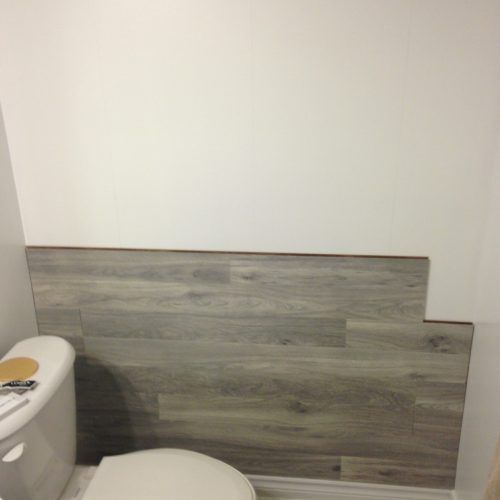 Wall Accents With Laminate Flooring (Photo 6 of 15)
