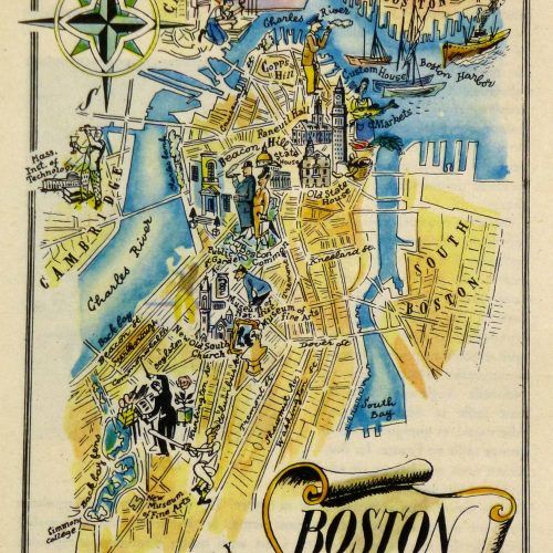 Boston Map Wall Art (Photo 6 of 20)