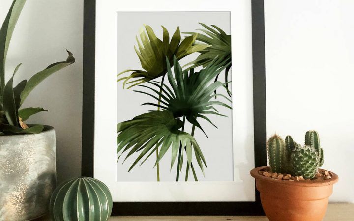 Top 20 of Palm Leaves Wall Art